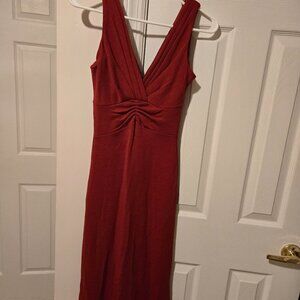 BANANA Republic Red knit dress